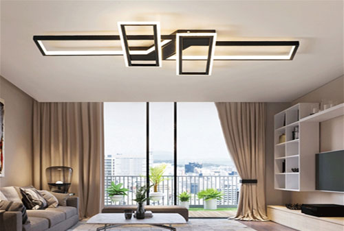 4 điểm cần lưu ý khi chọn đèn ốp trần phòng khách đẹp