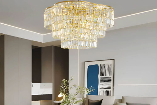 Ánh sáng phản chiếu qua đèn chùm pha lê: Thực tế hay mê hoặc?