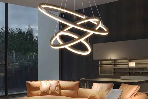 Bước vào thế giới ánh sáng mới với đèn thả phòng khách hiện đại