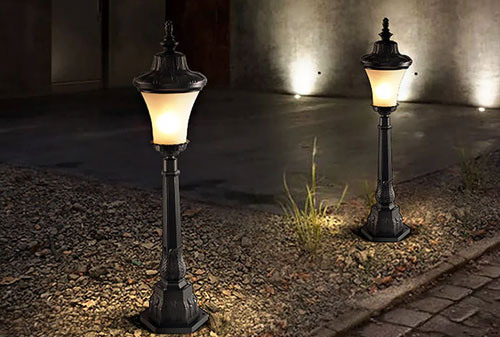 Các loại trụ đèn trang trí phổ biến trên thị trường hiện nay