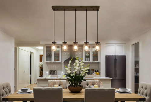 Các mẫu đèn thả bàn ăn đẹp cho từng không gian