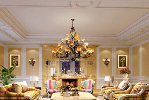 Cách lựa chọn đèn chùm cổ điển phòng khách phù hợp với phong thủy