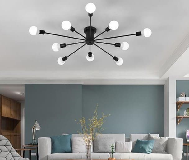 3 mẹo chọn đèn chùm phòng khách nhỏ giúp “nới diện tích”