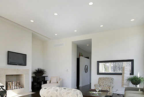 Đèn âm trần phòng khách Ưu điểm, cách chọn và bố trí hoàn hảo