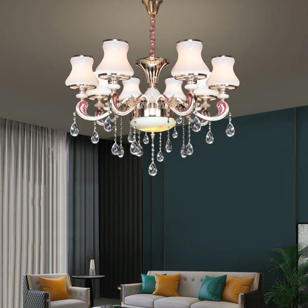 Tại sao Đèn chùm Tân cổ điển màu Trắng Ngọc và Vàng Pháp lại được ưa chuộng nhất 2026?