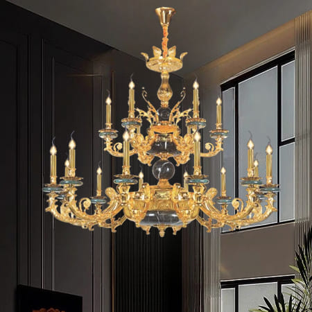 Cách nhận biết Đèn chùm đồng nguyên chất (Solid Brass) và Đèn hợp kim mạ đồng chỉ bằng nam châm và mắt thường