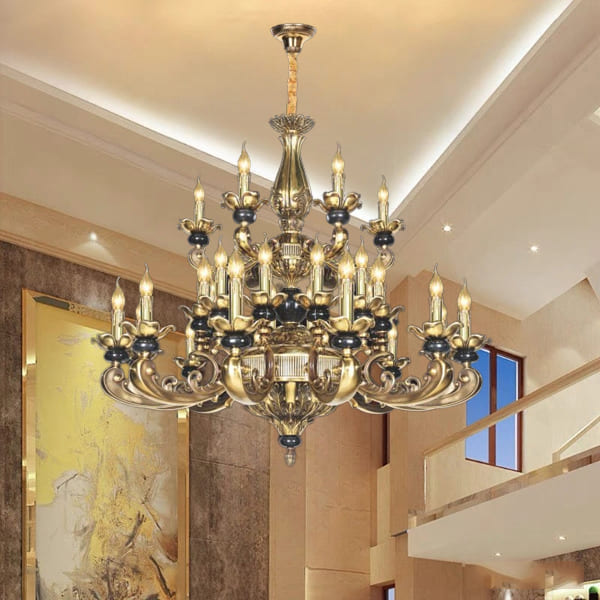 Tại sao Đèn chùm đồng bị xuống màu theo thời gian? Vẻ đẹp của lớp màu thời gian (Patina)