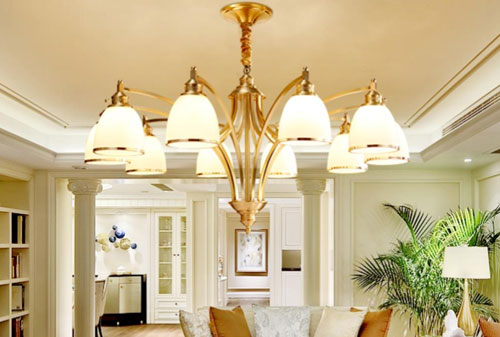 Đèn chùm Châu Âu hiện đại giúp nâng tầm không gian nội thất