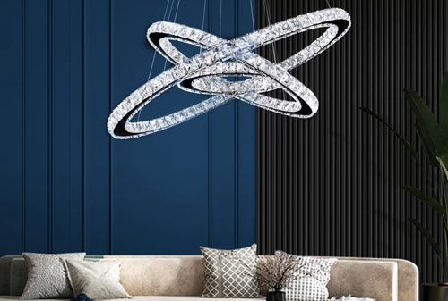 Đèn chùm pha lê led mẫu mã đẹp, chất lượng cao với giá rẻ 2019