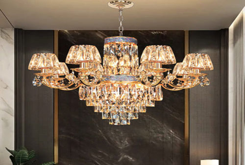 Đèn chùm pha lê sự sang trọng và tinh tế trong không gian nội thất