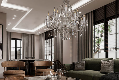 Đèn Chùm Phòng Khách Vintage: Sang Trọng Cổ Điển | Mua Ngay