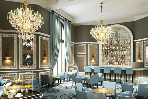 Đèn chùm quán bar cao cấp và siêu bền tại Thế Giới Ánh Sáng