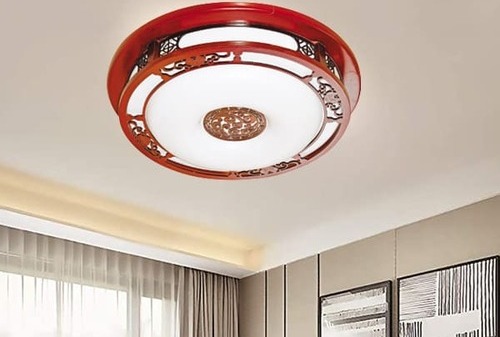 Đèn gỗ ốp trần kết hợp hoàn hảo truyền thống và hiện đại