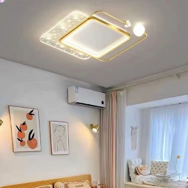 Phong thủy Đèn mâm vuông: Tại sao hình vuông đại diện cho sự vững chãi, bình an và hút lộc đất đai?