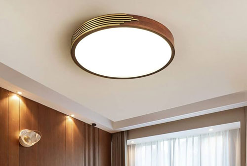 Đèn ốp trần gỗ - Lựa chọn hoàn hảo cho không gian sang trọ