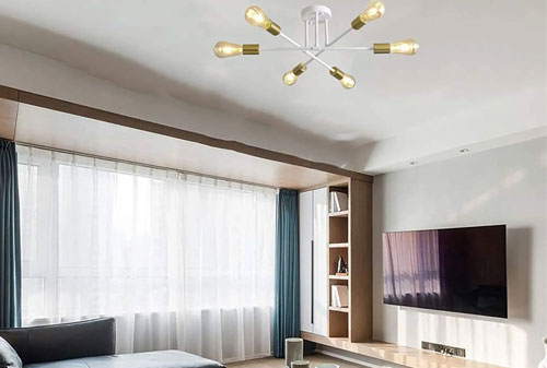 Đèn ốp trần phòng khách nhỏ phong cách, giá rẻ