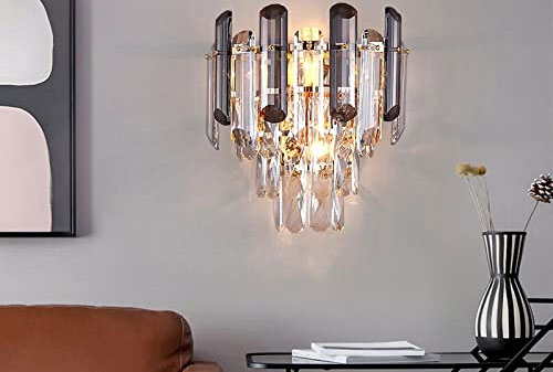 Đèn pha lê treo tường hiện đại Kết hợp nét cổ điển và thời thượng