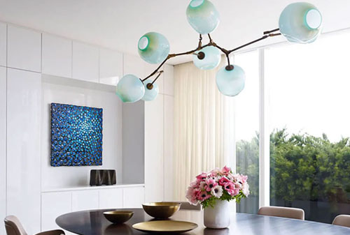Đèn thả bàn ăn hiện đại phù hợp với những phong cách nội thất nào?