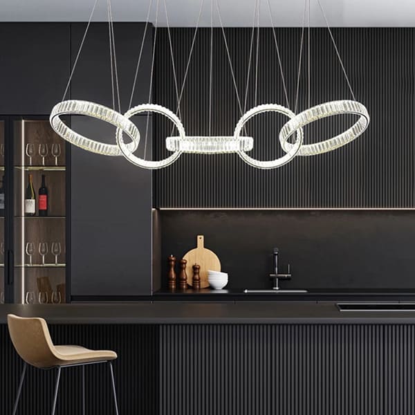 Đèn thả LED lục giác & Hình học (Geometric) cho văn phòng sáng tạo