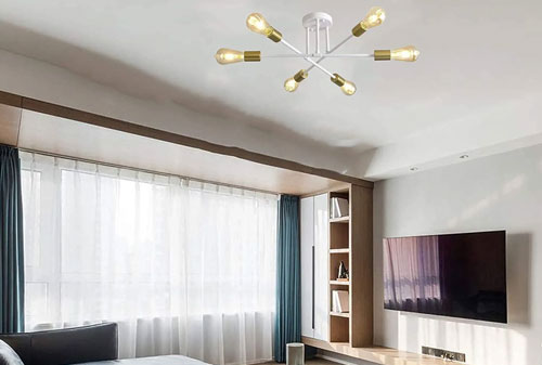 Đèn trần phòng khách chung cư: Hướng dẫn chọn, mẫu đẹp, giá tốt