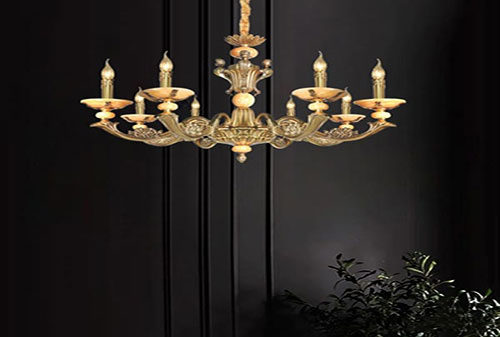 Đèn trang trí phòng khách cổ điển kết hợp giữa lịch sử và hiện đại