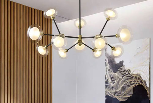 Đèn trang trí phòng khách đơn giản Tạo điểm nhấn cho không gian sống