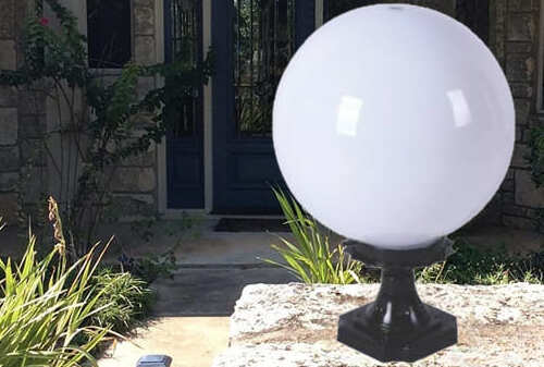 Đèn trụ cổng tròn - Giải pháp chiếu sáng hoàn hảo cho cổng nhà