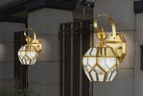 Đèn tường ngoài trời Các loại đèn phổ biến và phong cách