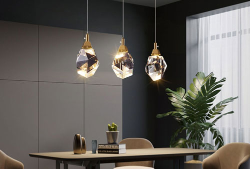 Hướng dẫn chọn đèn thả trần pha lê phù hợp với không gian của bạn