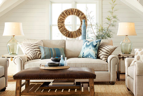 Mẹo đặt đèn bàn phòng khách giúp mở rộng không gian