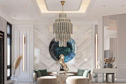 Những kiểu đèn trang trí phòng khách hot nhất năm nay