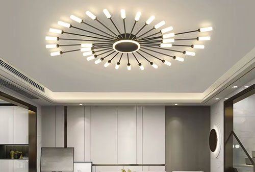 Phối Hợp Đèn Trang Trí Biến Phòng Khách Thành Không Gian Sang Trọng