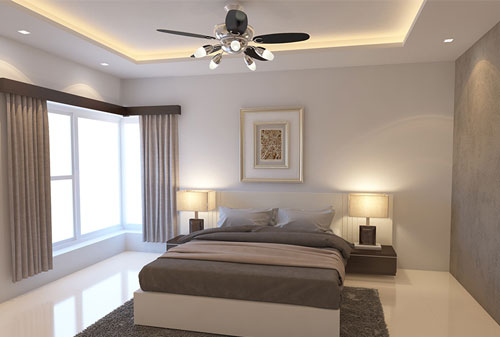 Phong cách thiết kế nội thất kết hợp với đèn trang trí phòng ngủ