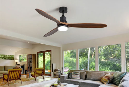 Quạt Trần Cánh Gỗ: Sang Trọng, Bền Bỉ Cho Không Gian Sống