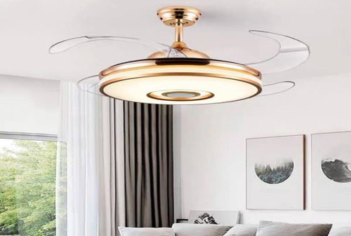 Quạt trần đèn giấu cánh kết hợp hoàn hảo giữa công nghệ và thiết kế