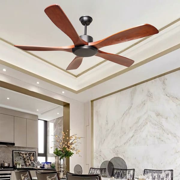 Top các mẫu quạt trần cánh gỗ 'chuẩn gu' cho nội thất phong cách Indochine (Đông Dương)