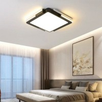 Đèn mâm LED vuông viền đen: Mảnh ghép 'Góc cạnh' hoàn hảo cho căn hộ phong cách Minimalism