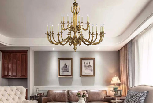 Trang trí không gian đẳng cấp với các loại đèn chùm Châu Âu cổ