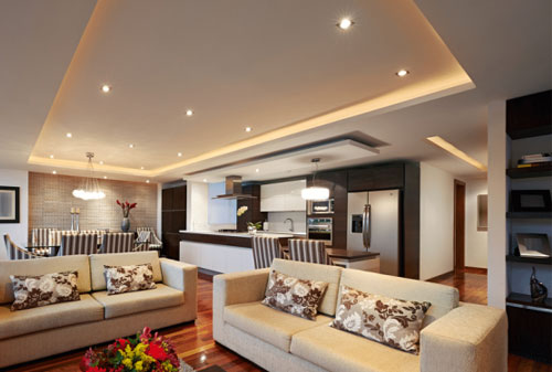 Ứng dụng của đèn downlight âm trần trong trang trí nội thất