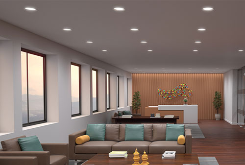 Ứng dụng thực tế của đèn LED âm trần trong các không gian thương mại