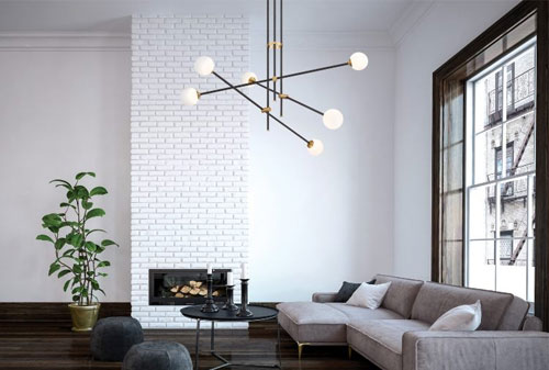 Xu hướng chọn đèn chùm phòng khách đẹp năm 2020