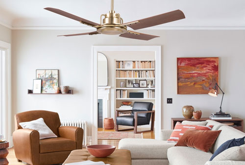 Xu Hướng Thiết Kế Quạt Trần Trang Trí Phòng Khách Hiện Đại Nhất