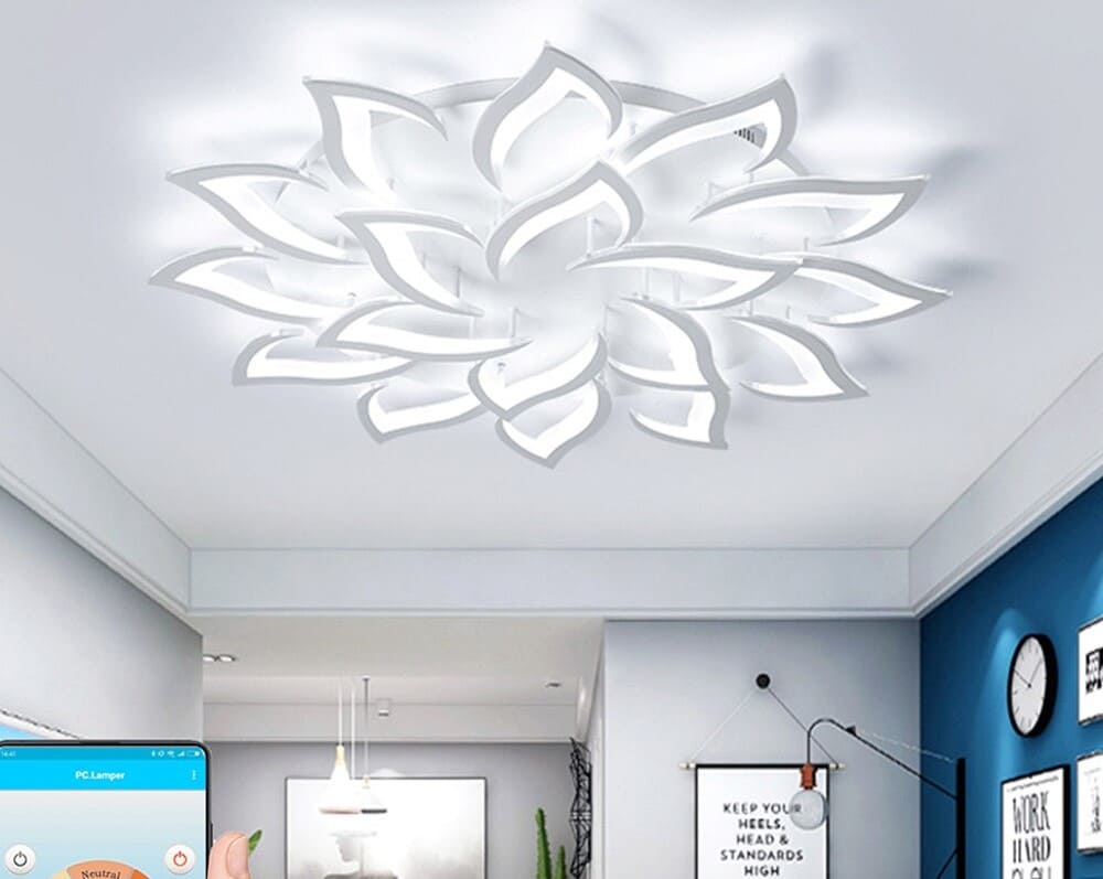 Đèn led trang trí phòng khách trọn bộ chỉ với 5 triệu