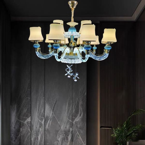 Đèn chùm thả trần phòng khách, sảnh tiệc 15 tay D1000mm HP-CN8312/10 5