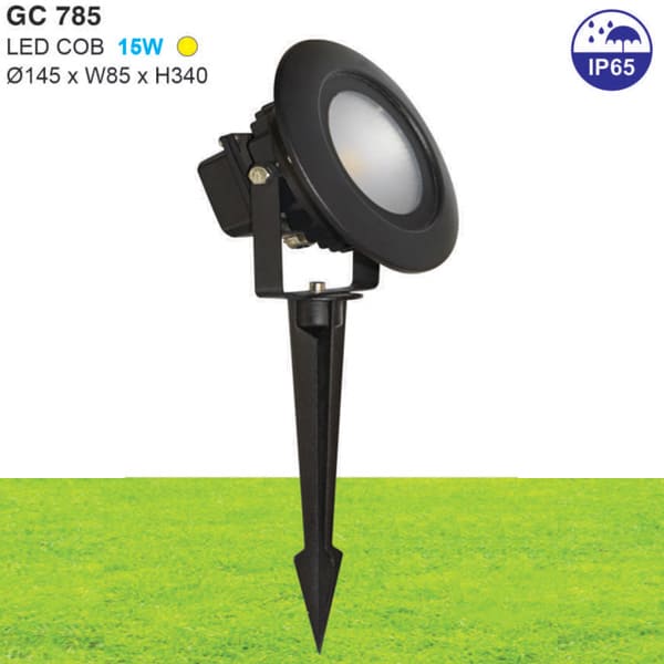 Đèn ghim cỏ 15W HP-GC785