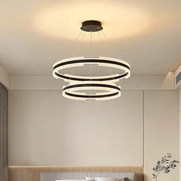 Đèn thả trần thạch cao trang trí phòng ngủ hiện đại D600mm PH-TH8324