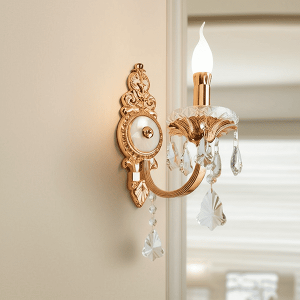 Đèn vách nến 1 bóng trang trí tường phòng khách H350mm VA-VN8037/1