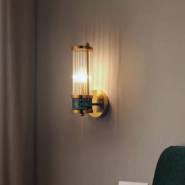 Đèn gắn tường phòng khách, phòng ngủ khảm xà cừ EC-V841