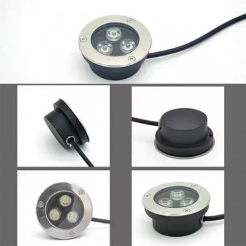 Đèn âm sàn LED dùng được ngoài trời, chống thấm nước 3W-220V HP-AS01
