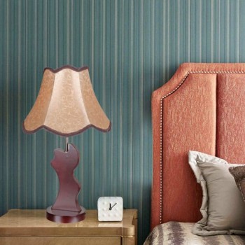 Đèn ngủ để bàn chao vải trang trí phòng khách sạn đơn giản HP-DB10143